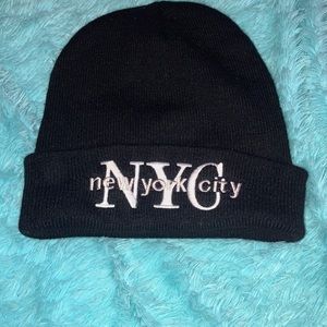Black NYC beanie
